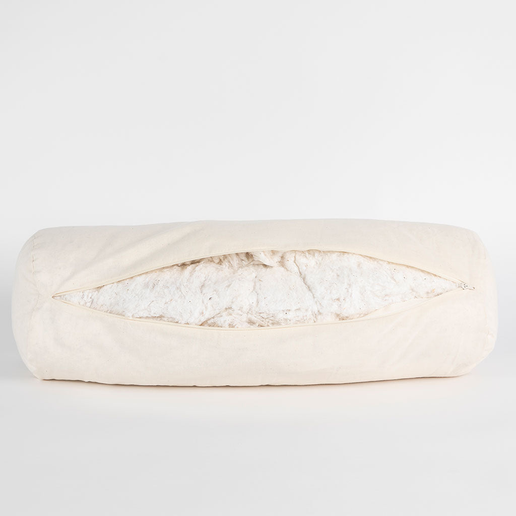 All-Natural Cotton Bolster Pillow Insert
