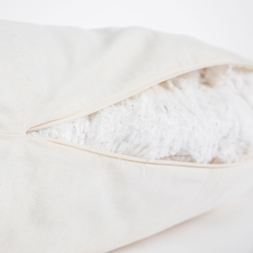 All-Natural Cotton Bolster Pillow Insert