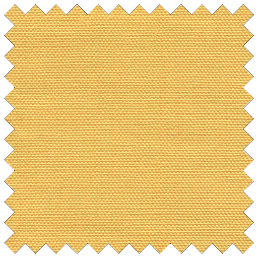 Solid yellow cotton fabric swatch.