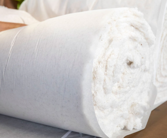 All-Natural Cotton Batting by the Roll - 60” wide