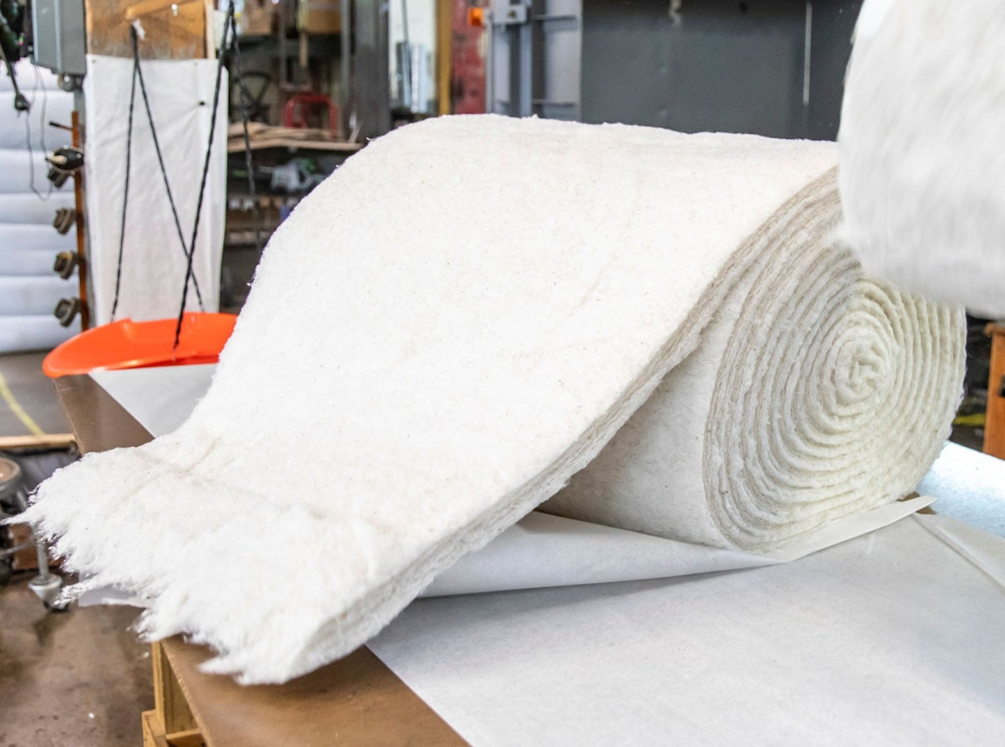 All-Natural Cotton Batting by the Roll - 30” wide
