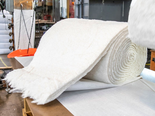 GOTS Certified Organic Cotton Batting by the Roll - 30” wide