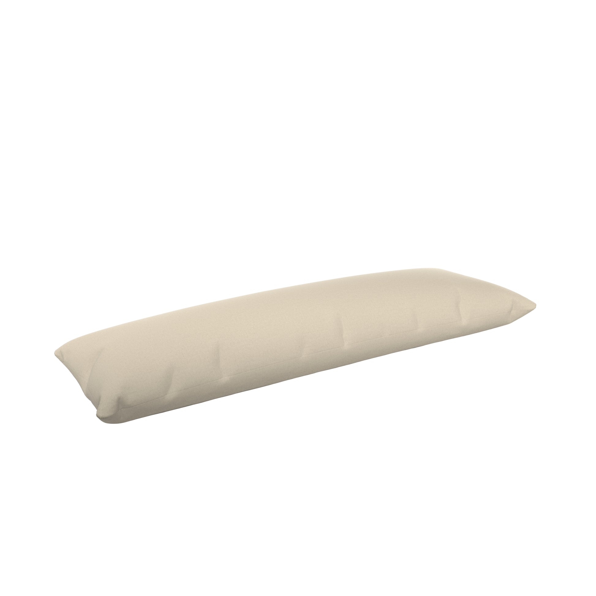 Product image of a body pillow with a natural cover.