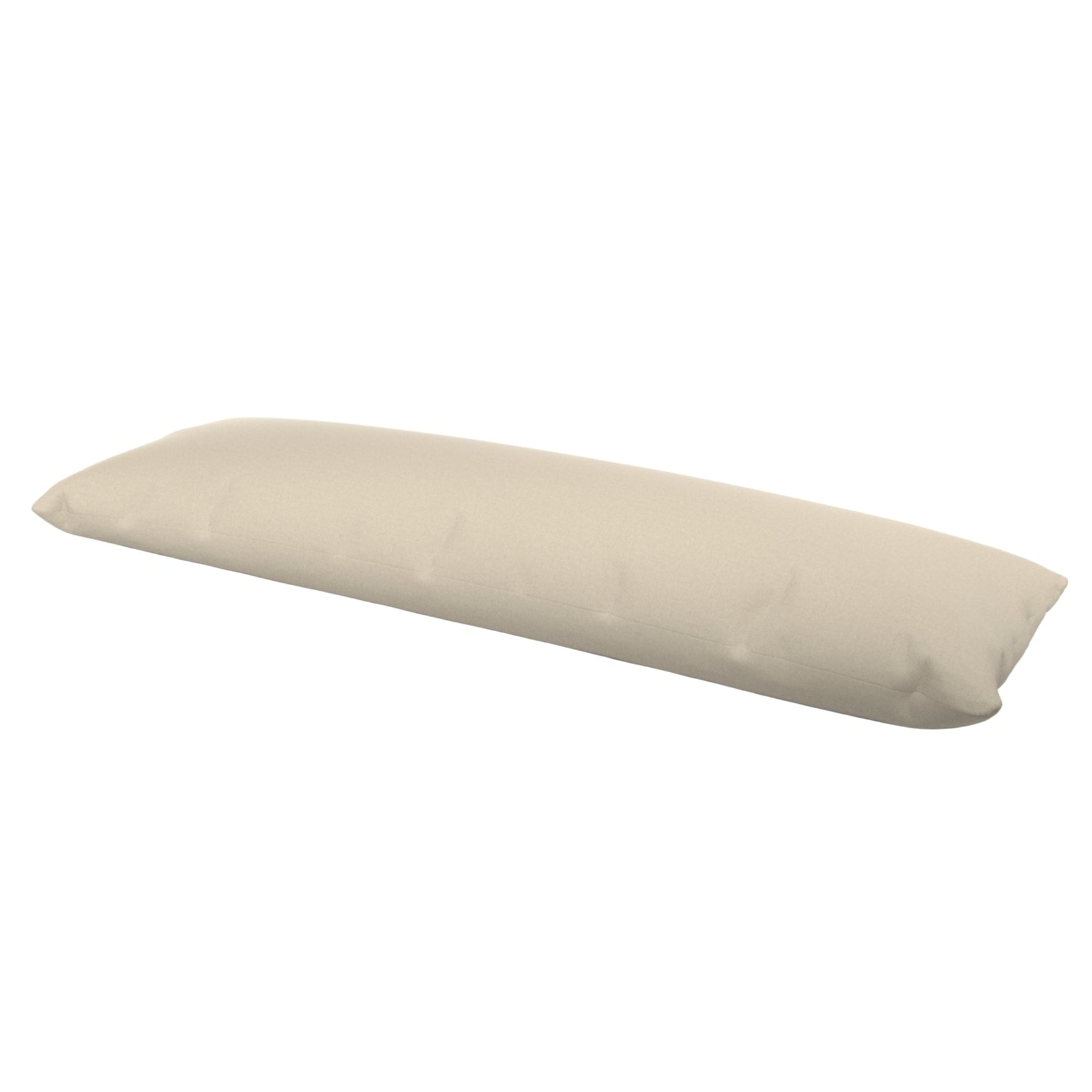 Product image of a body pillow with a natural color cover.