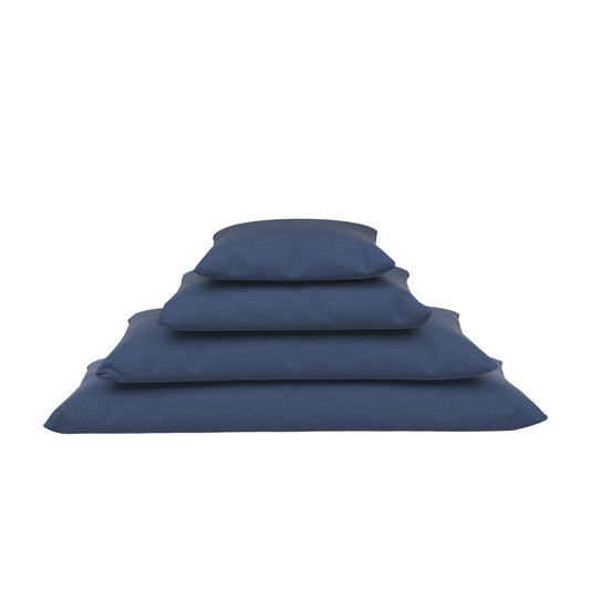 Lumbar Pillow Cover in Denim Blue