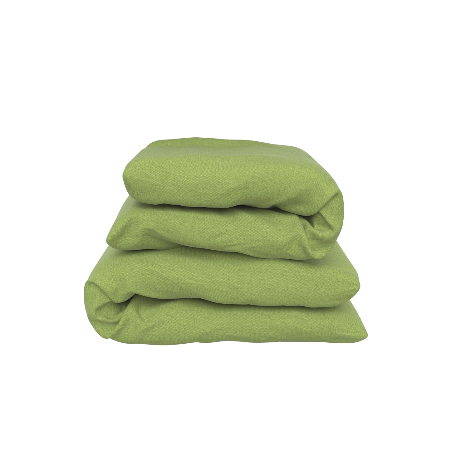 Product image of a folded body pillow with a green cover.
