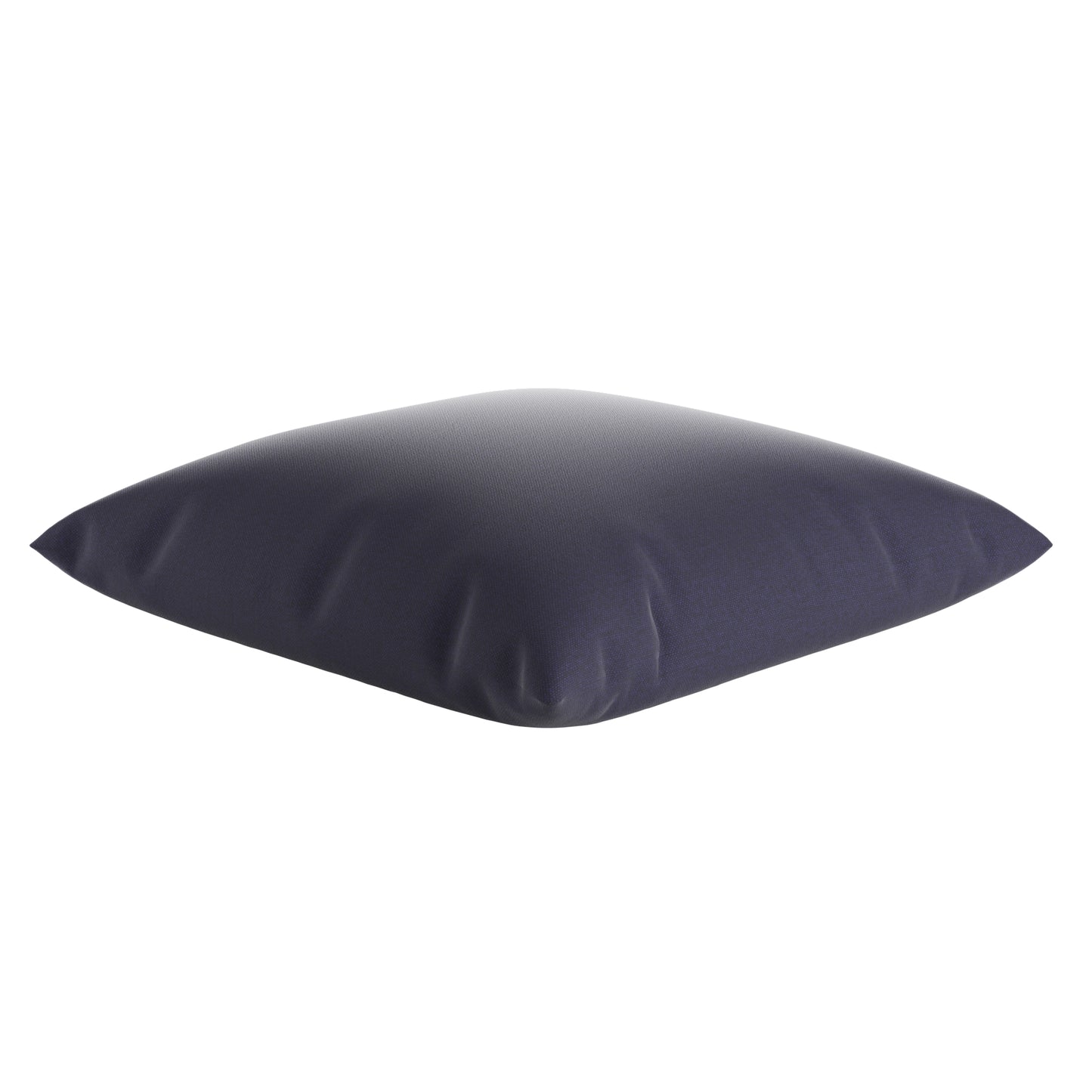 Product image of a navy blue pillow on a white background.