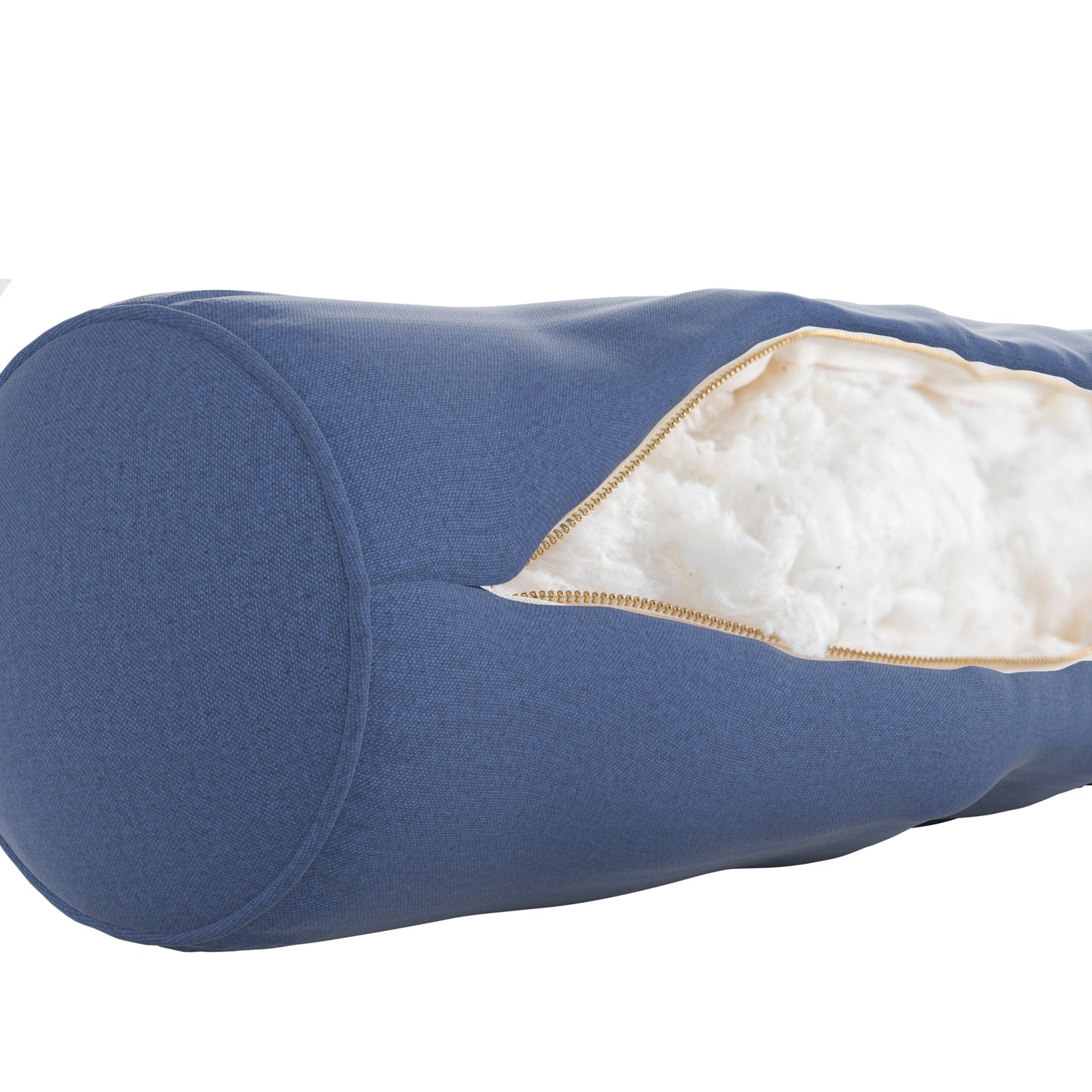 Bolster Pillow Cover in Denim Blue