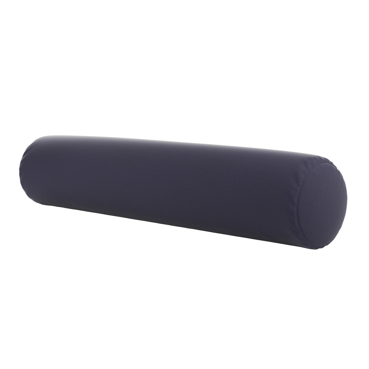 Bolster Pillow with Removable Cover in Navy Blue