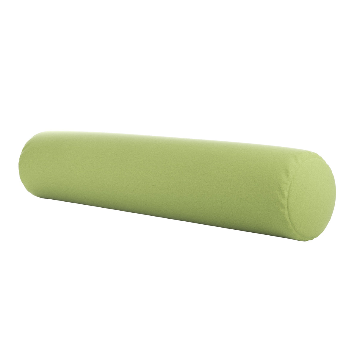 Bolster Pillow with Removable Cover in Avocado Green