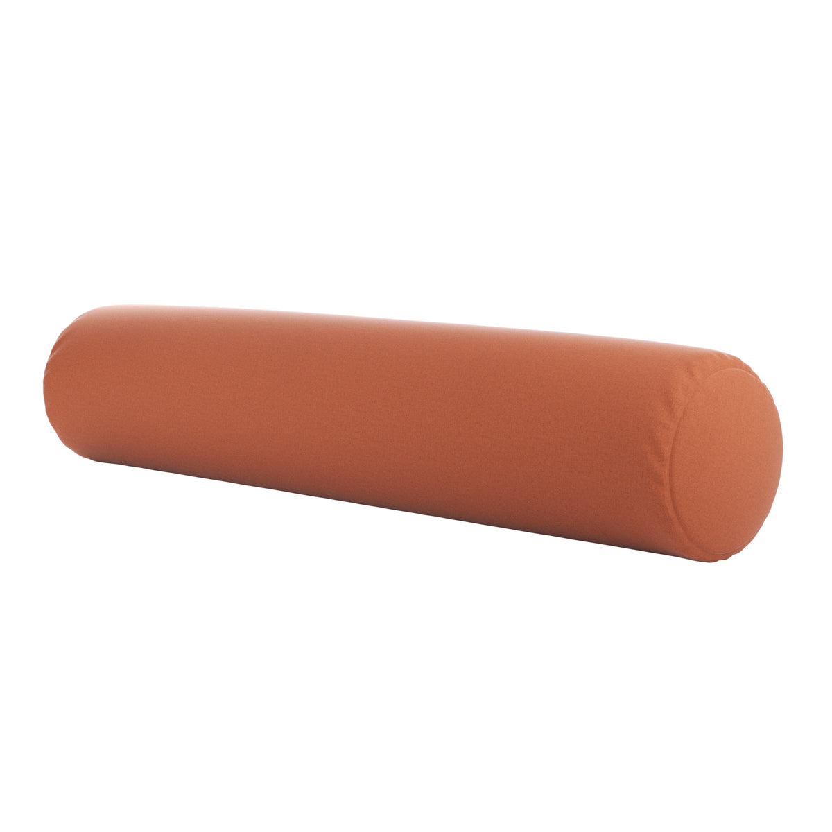 Bolster Pillow with Removable Cover in Sweet Potato Orange
